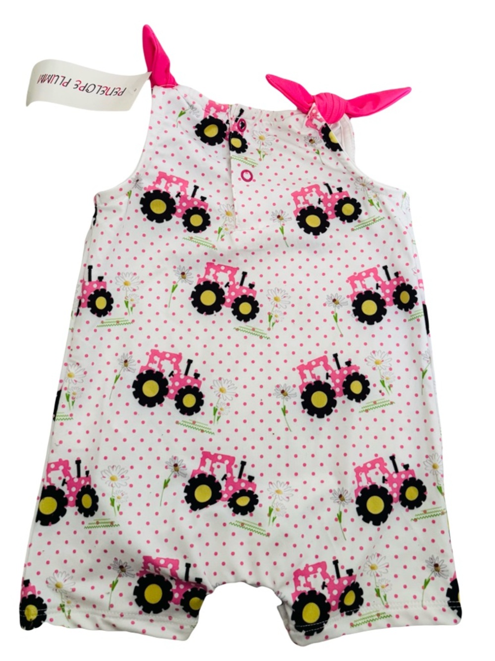 Penelope Plumm Infant Girls Romper 3 Months NWT
